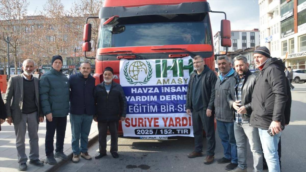 Samsun'dan Suriye'ye 600 çuval un gönderildi