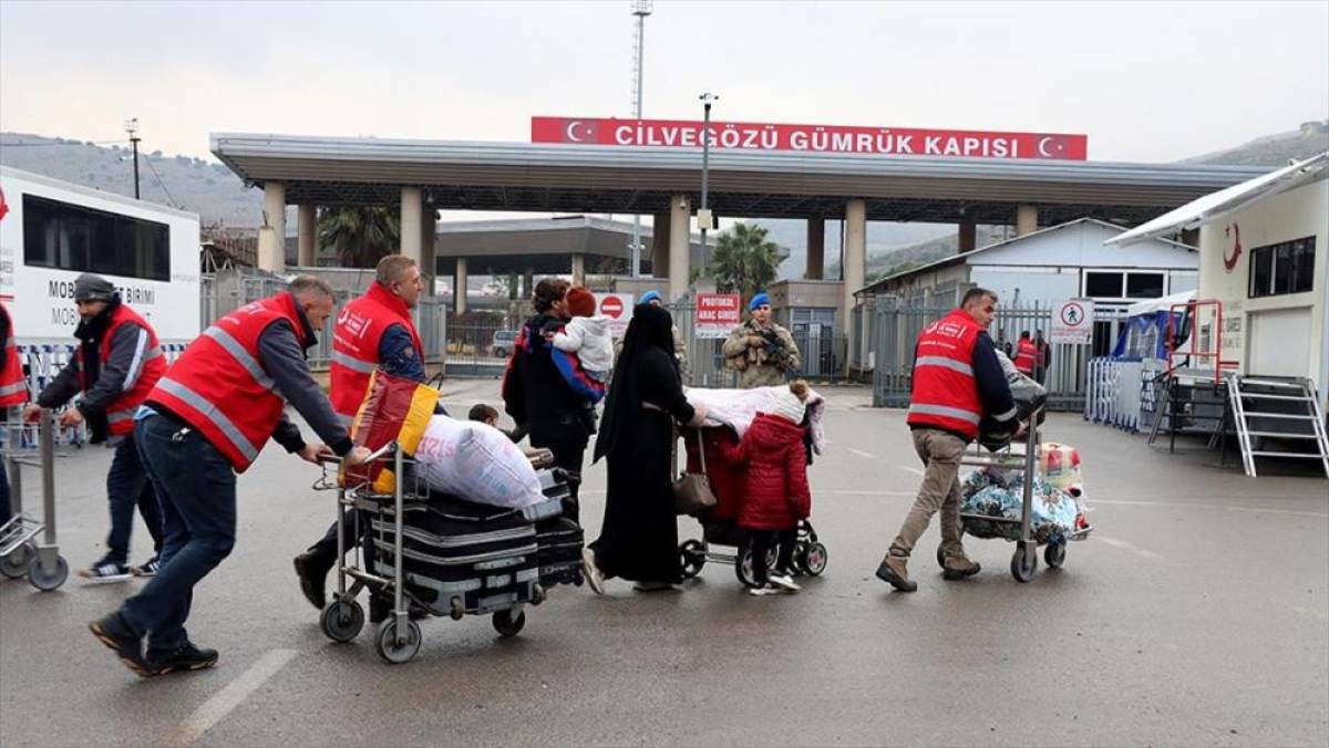 Suriyelilerin Hatay'daki sınır kapılarından ülkelerine dönüşü sürüyor