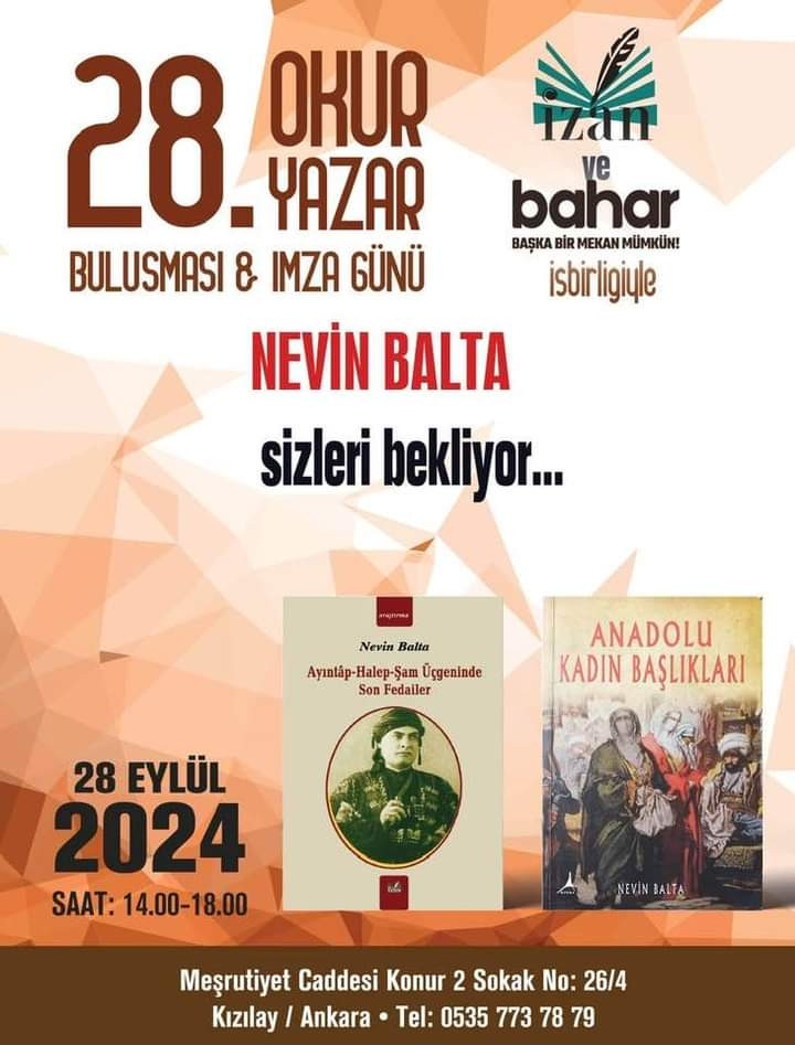 Yazarımız Nevin Balta'nın İmza Günü